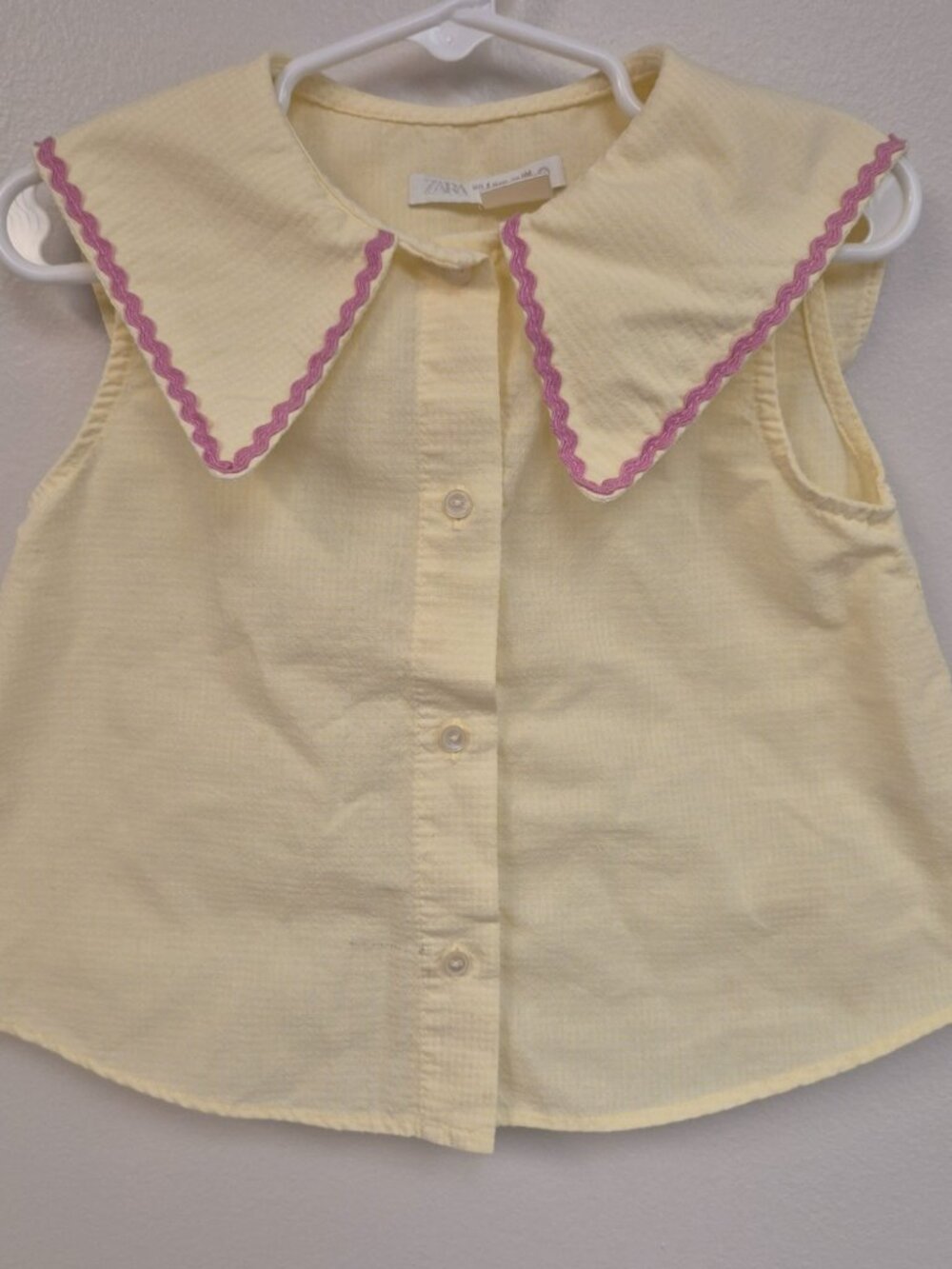 Zara Yellow Sailor Shirt 4Y